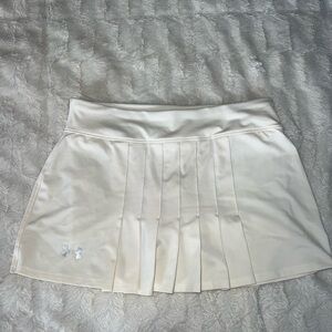 Under Armour White Pleated Skirt